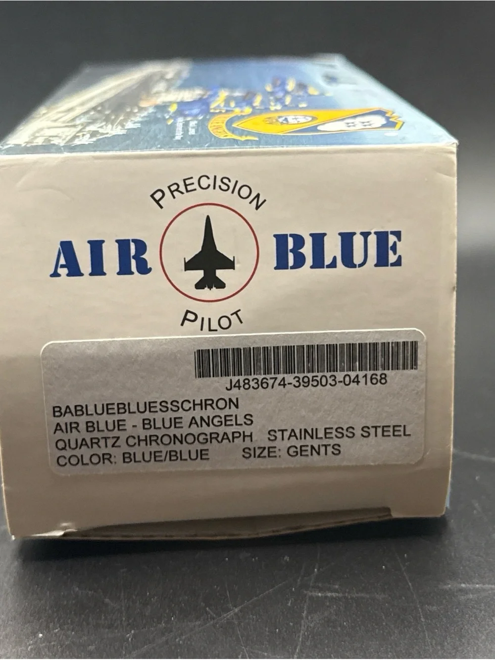 Blue Angels Air Force Pilot Chronograph Watch - Blue Dial